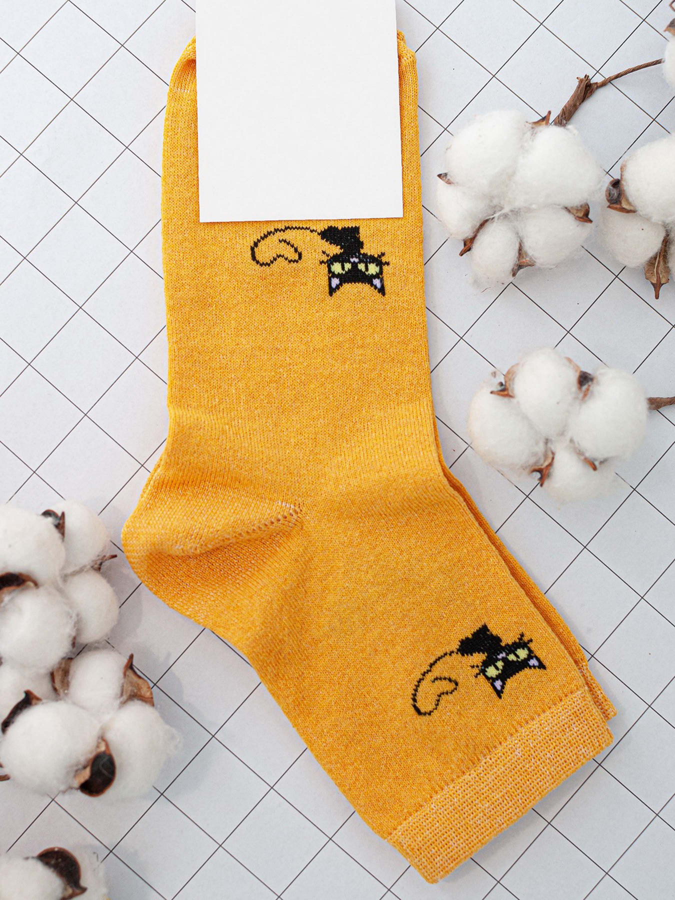 Шкарпетки та гольфи ISSA Plus модель NS-01_mustard Фото