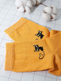 Шкарпетки та гольфи ISSA Plus модель NS-01_mustard Фото