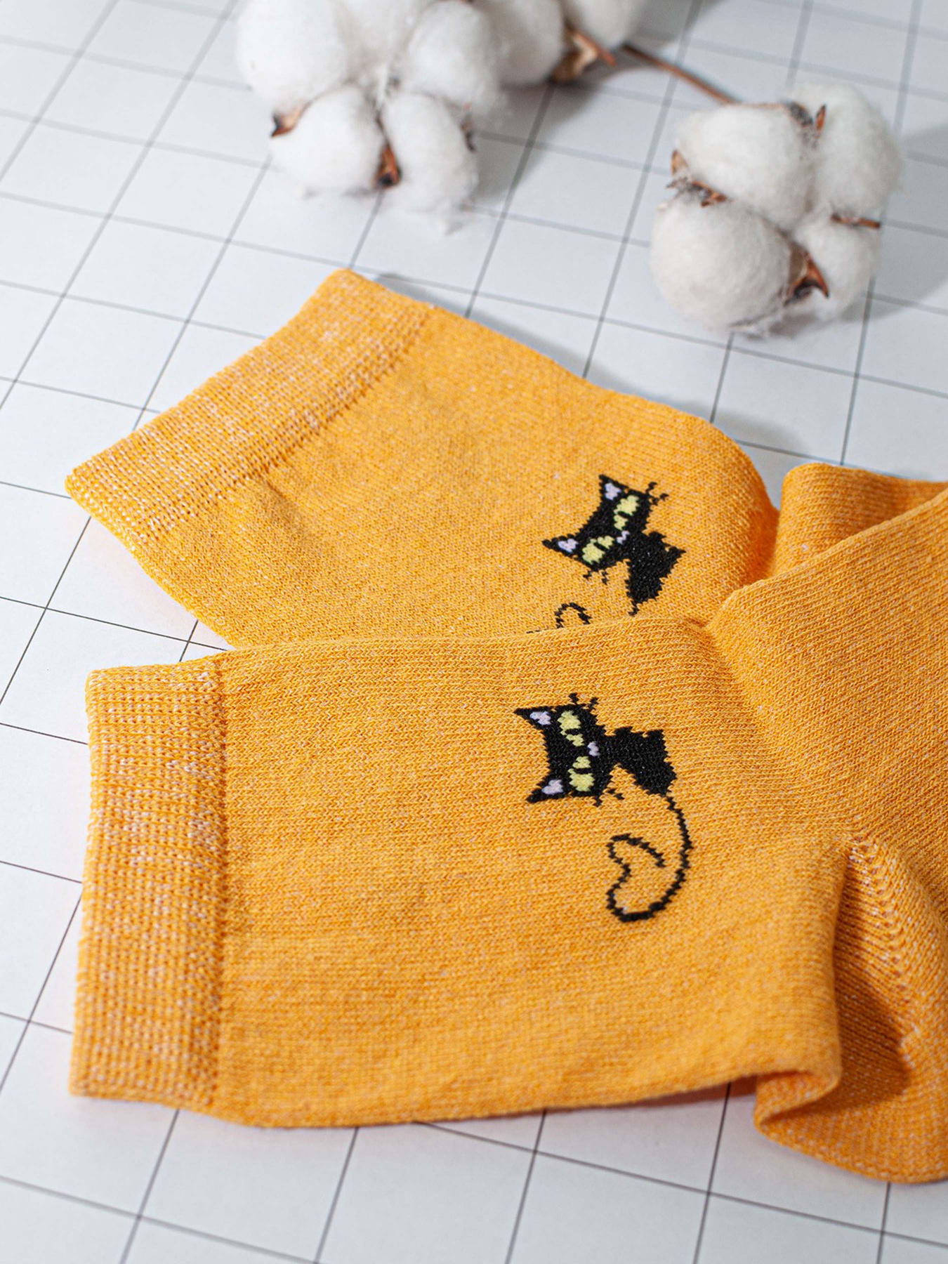 Носки и гольфы ISSA Plus модель NS-01_mustard Фото