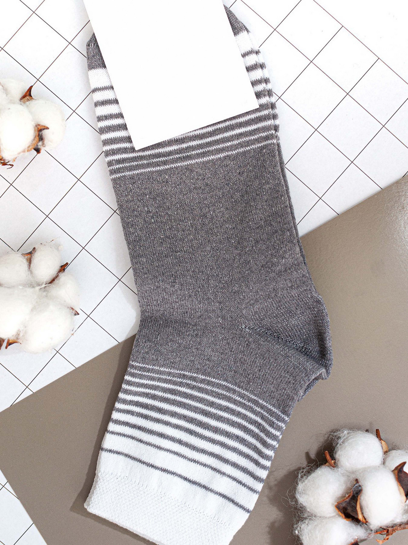 Носки и гольфы ISSA Plus модель NS-02_grey Фото