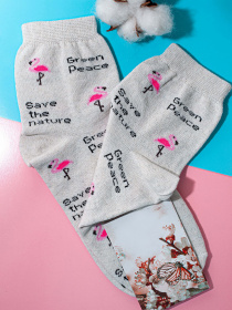 Шкарпетки та гольфи ISSA Plus модель NS-03_beige Фото