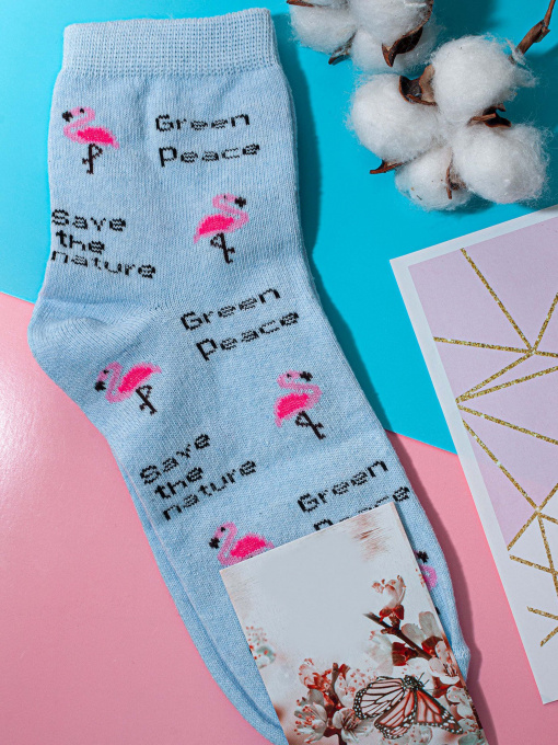 Носки и гольфы ISSA Plus модель NS-03_blue Фото