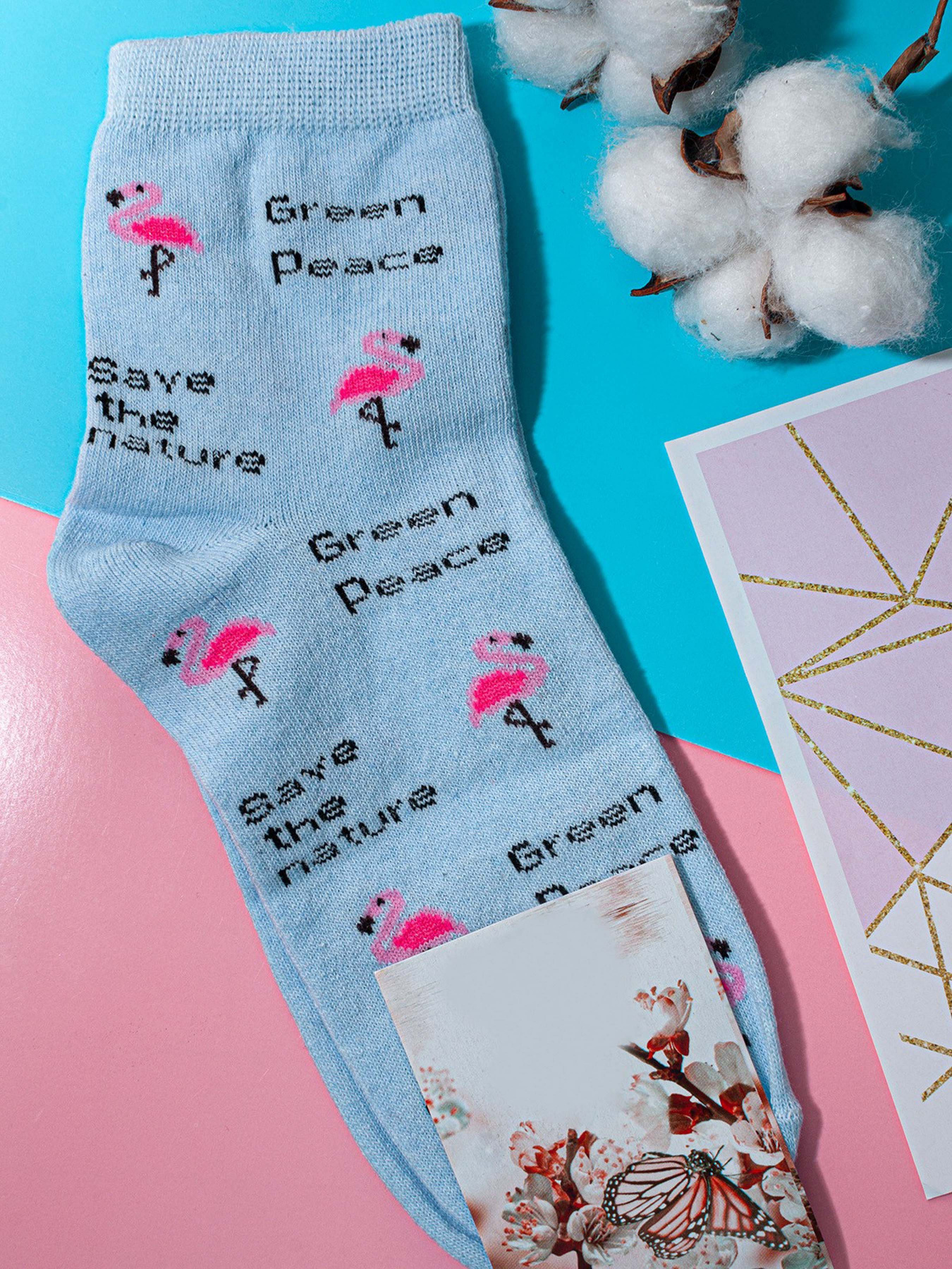 Носки и гольфы ISSA Plus модель NS-03_blue Носки и гольфы ISSA Plus модель NS-03_blue Фото