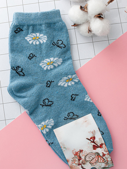 Шкарпетки та гольфи ISSA Plus модель NS-05_blue — фото - INTERTOP