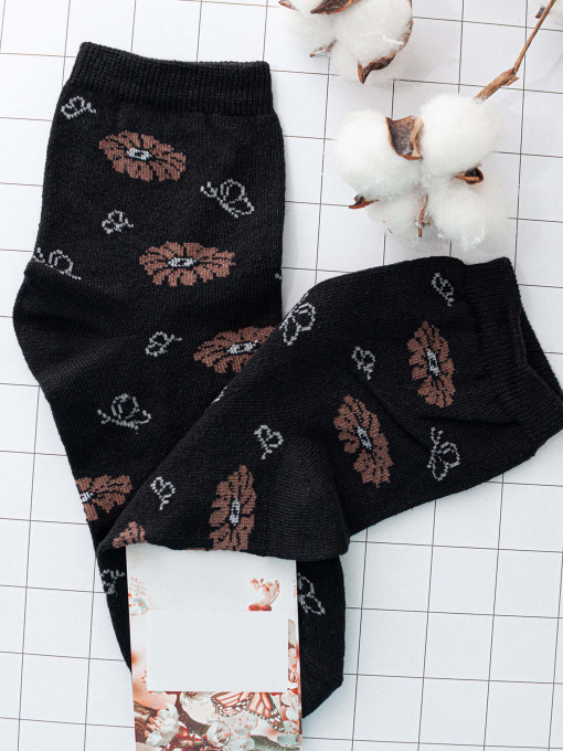 Шкарпетки та гольфи ISSA Plus модель NS-05_black Фото