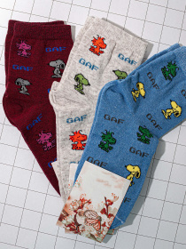 Шкарпетки та гольфи ISSA Plus модель NS-09_burgundy Фото