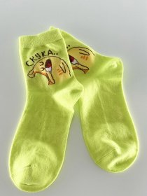 Носки и гольфы ISSA Plus модель NS-23_lightgreen Фото