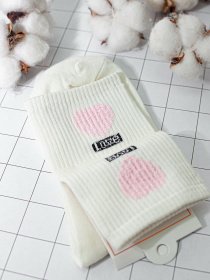 Носки и гольфы ISSA Plus модель NS-24_white Носки и гольфы ISSA Plus модель NS-24_white Фото