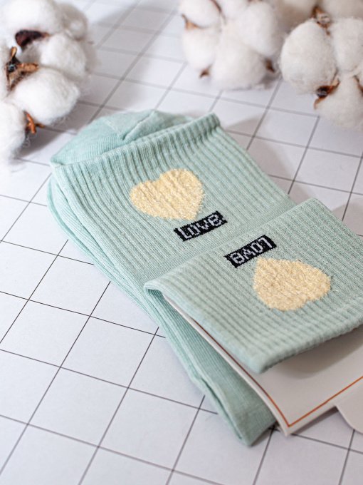 Шкарпетки та гольфи ISSA Plus модель NS-24_mint Фото