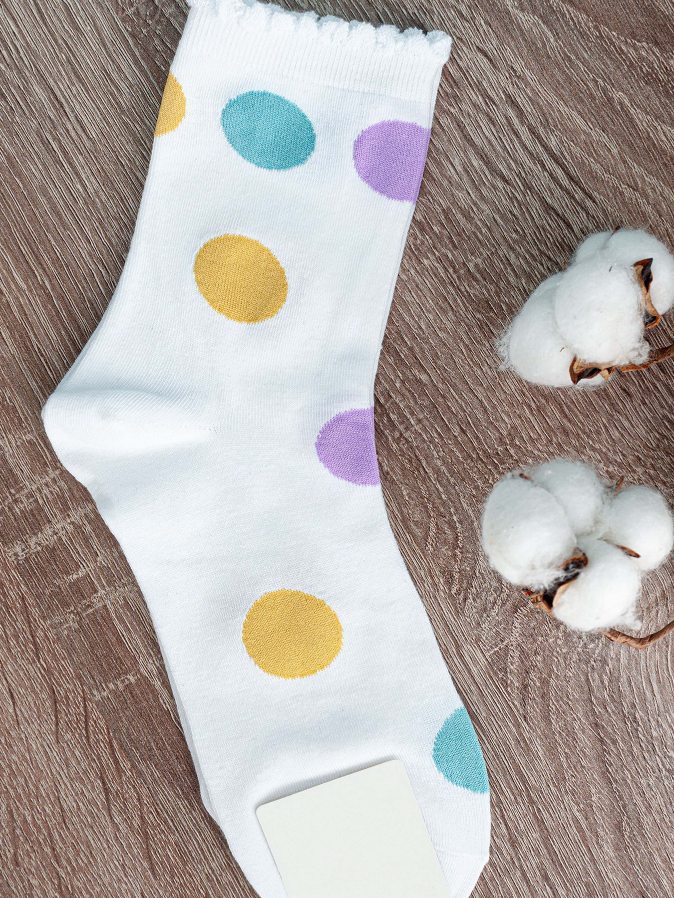 Носки и гольфы ISSA Plus модель NS-29_white Фото