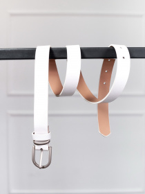 Ремни ISSA Plus модель R1-109_white Ремни ISSA Plus модель R1-109_white Фото