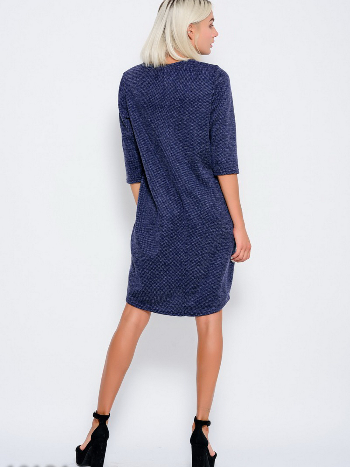 Сукня міні ISSA Plus модель 10184_blue Фото