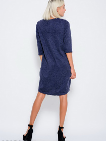 Платье мини ISSA Plus модель 10184_blue Фото