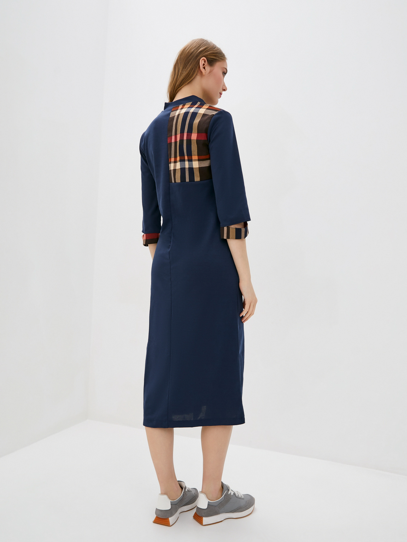 Сукня максі ISSA Plus модель 10194_darkblue Фото