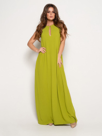 Сарафан ISSA Plus модель 10630_olive Фото