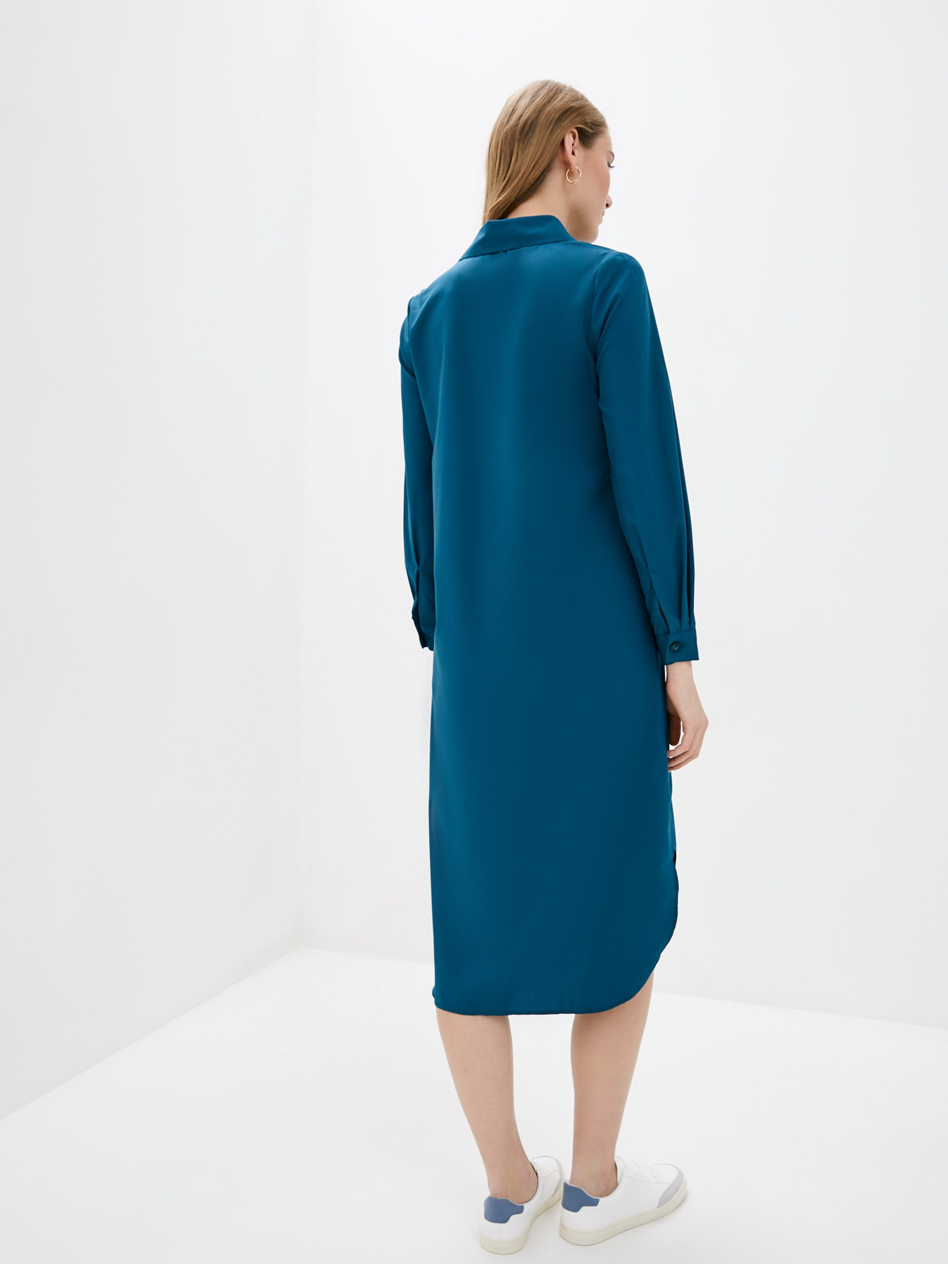 Платье миди ISSA Plus модель 11429_green Фото