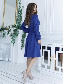 Сукні ISSA Plus модель 12098_darkblue Фото