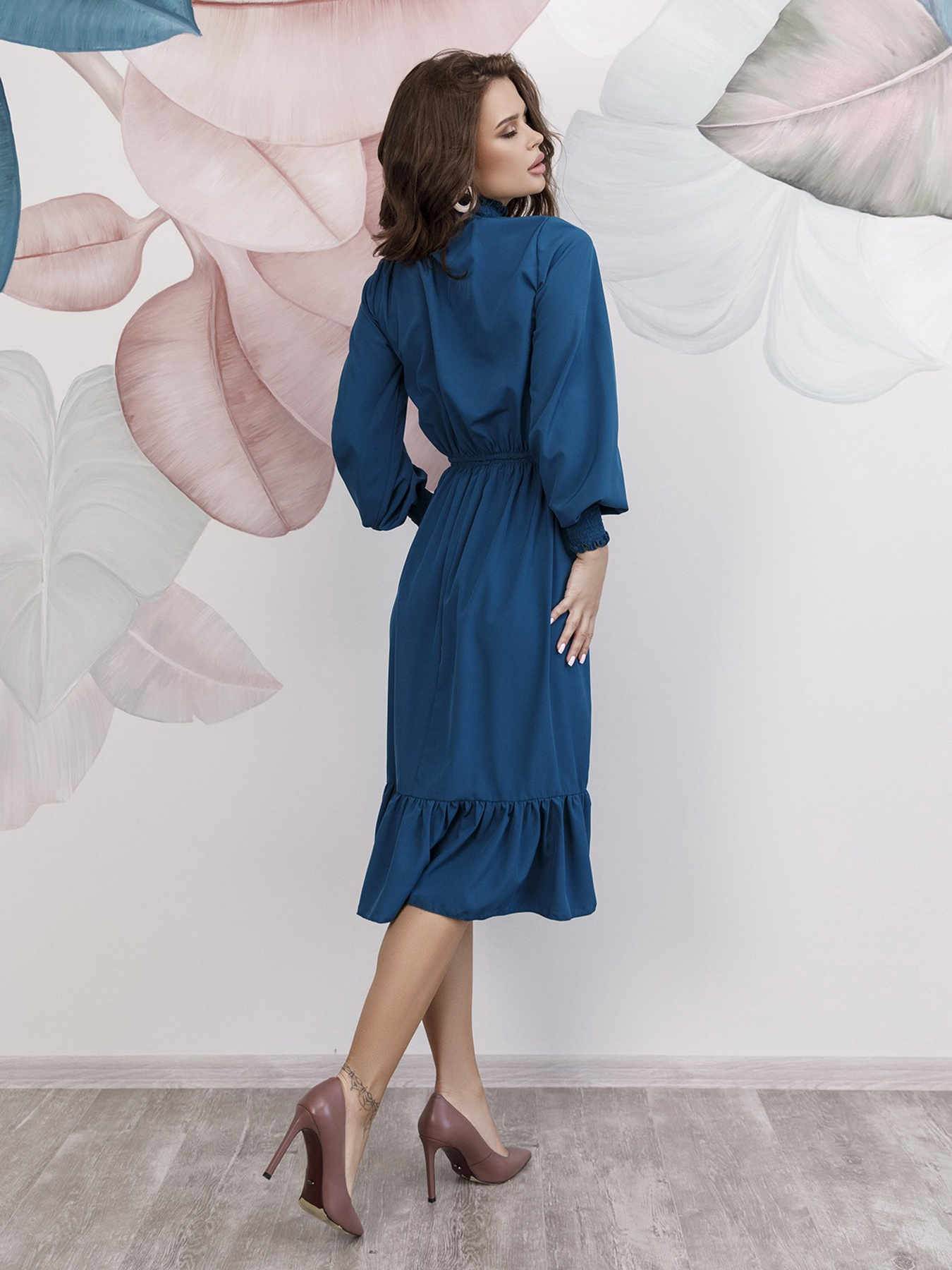 Платья ISSA Plus модель 12149_turquoise Фото