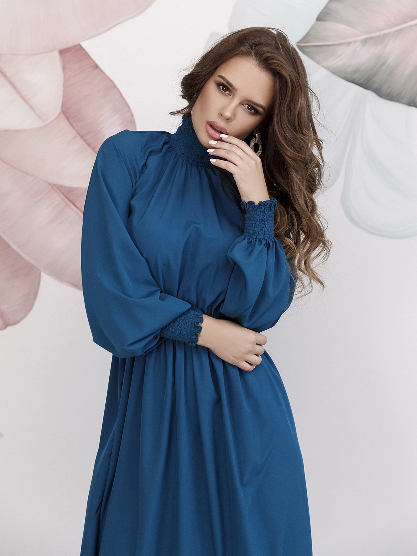 Платья ISSA Plus модель 12149_turquoise Фото