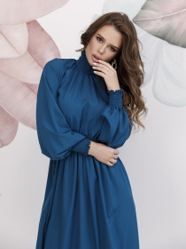 Платья ISSA Plus модель 12149_turquoise Фото