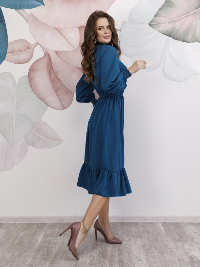 Сукні ISSA Plus модель 12149_turquoise — фото 3 - INTERTOP