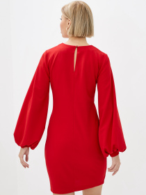 Платье мини ISSA Plus модель 12194_red Фото