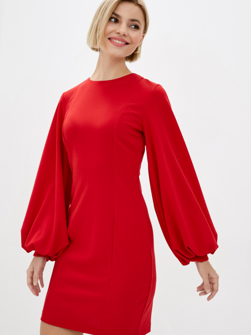 Сукня міні ISSA Plus модель 12194_red Фото