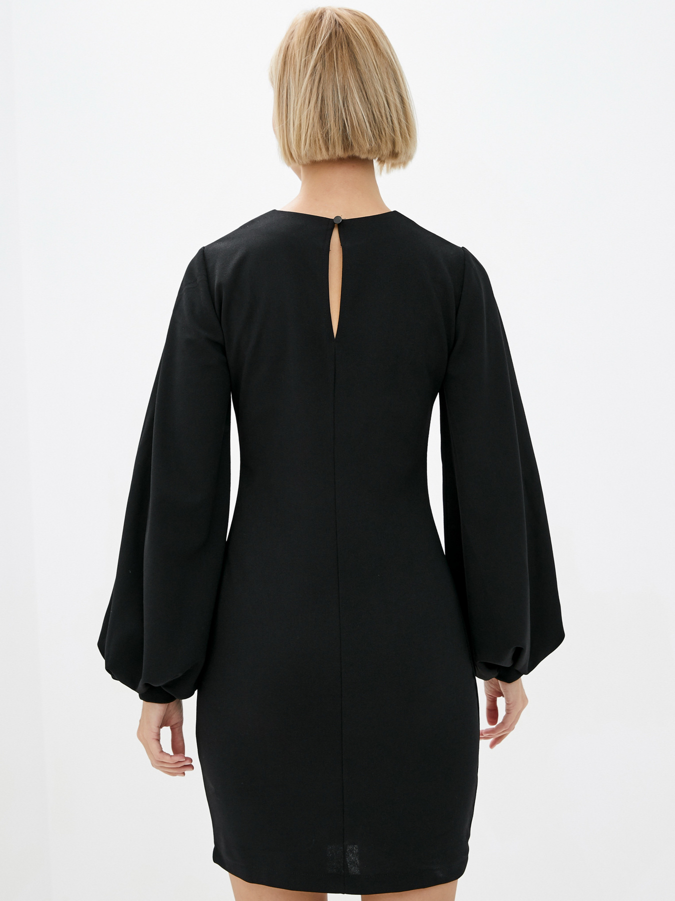 Сукня міні ISSA Plus модель 12194_black Фото