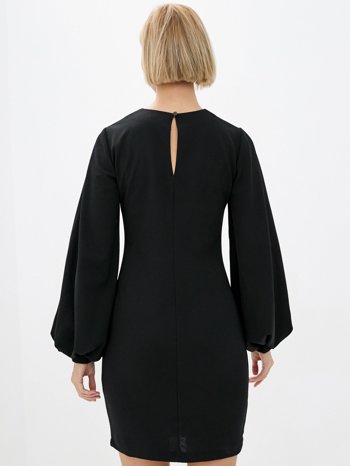 Сукня міні ISSA Plus модель 12194_black Фото