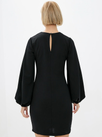 Сукня міні ISSA Plus модель 12194_black Фото