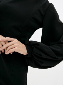 Сукня міні ISSA Plus модель 12194_black Фото