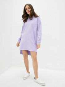 Платье мини ISSA Plus модель 12221_lilac Фото