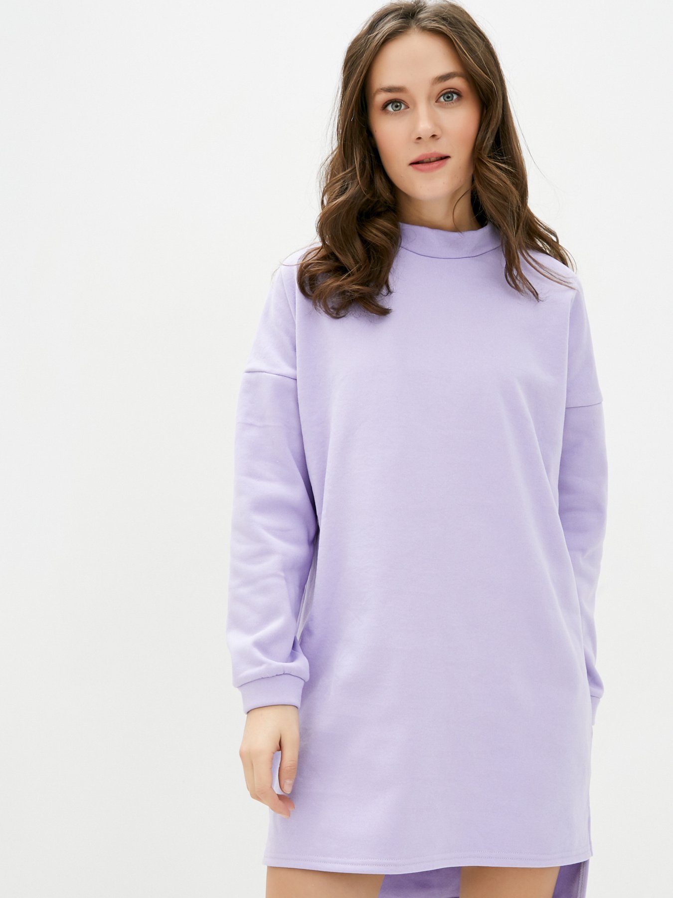 Платье мини ISSA Plus модель 12221_lilac Фото