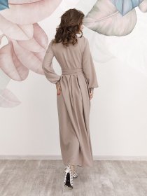 Платья ISSA Plus модель 12229_beige Фото