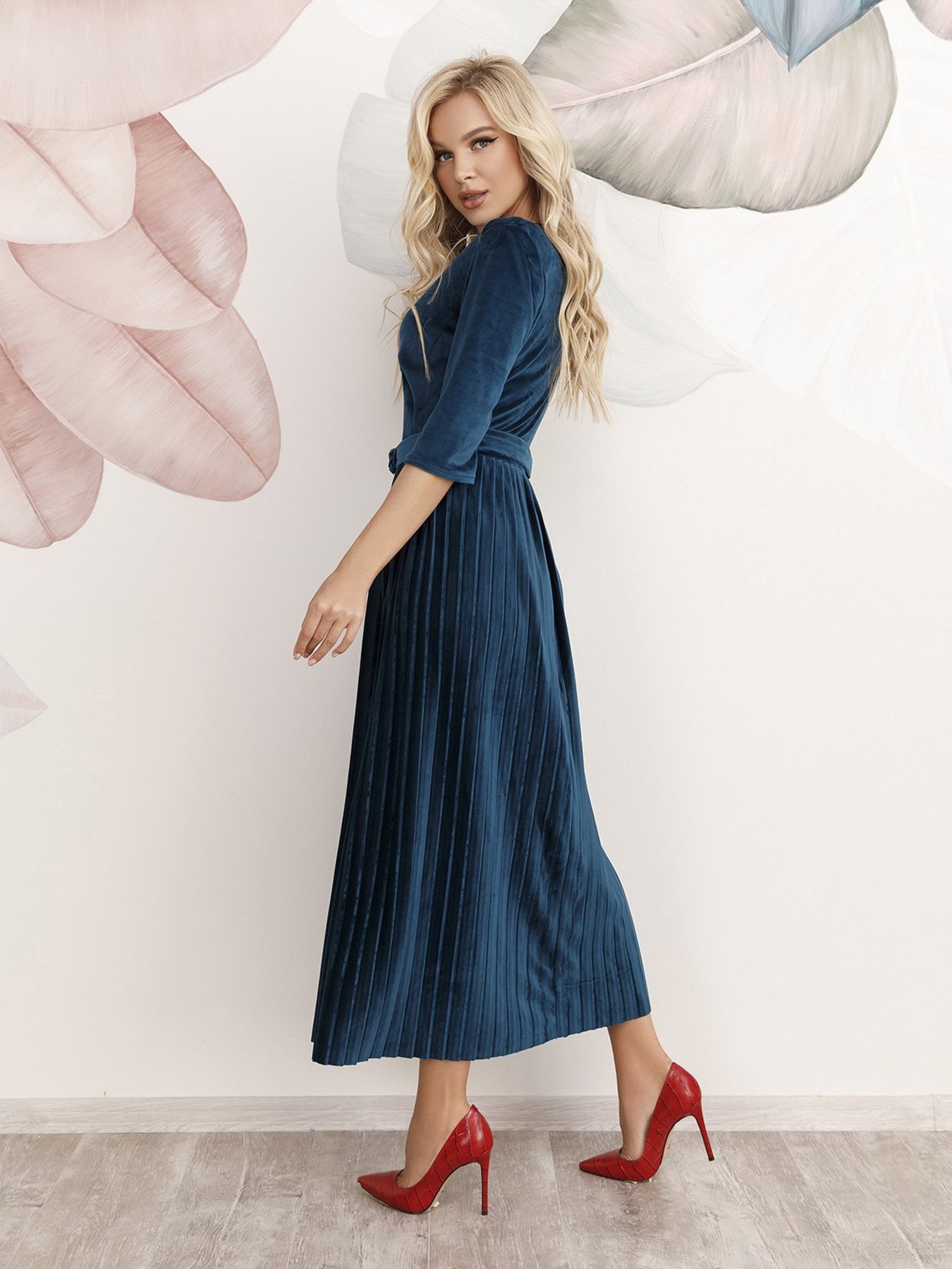 Платья ISSA Plus модель 12248_green Фото