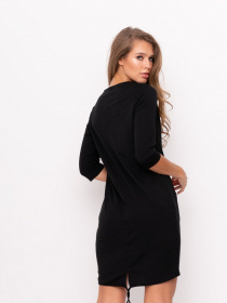 Сукня міні ISSA Plus модель 9011_black Фото