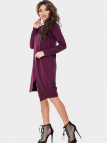Платье мини ISSA Plus модель 9642_purple Платье мини ISSA Plus модель 9642_purple Фото