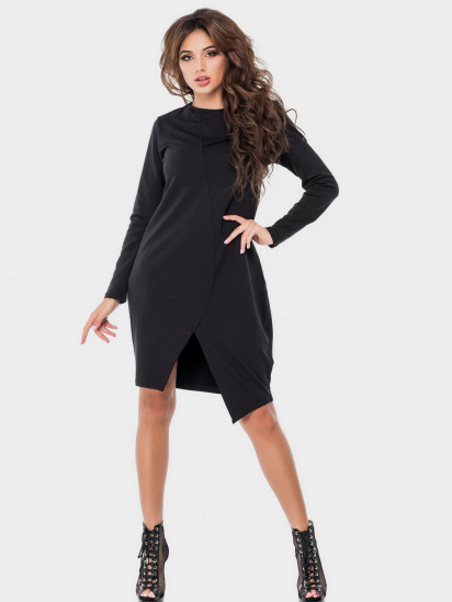 Сукня міні ISSA Plus модель 9642_black - фото