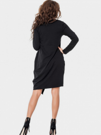 Платье мини ISSA Plus модель 9642_black Платье мини ISSA Plus модель 9642_black Фото