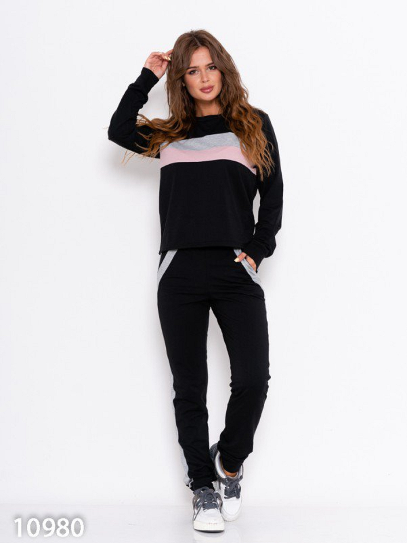 Спортивний костюм ISSA Plus модель 10980_черный Фото