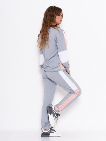 Спортивный костюм ISSA Plus модель 10996_серый Фото