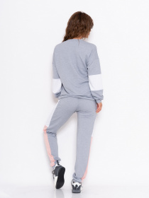 Спортивный костюм ISSA Plus модель 10996_серый Фото