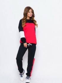 Спортивний костюм ISSA Plus модель 10996_черный Фото