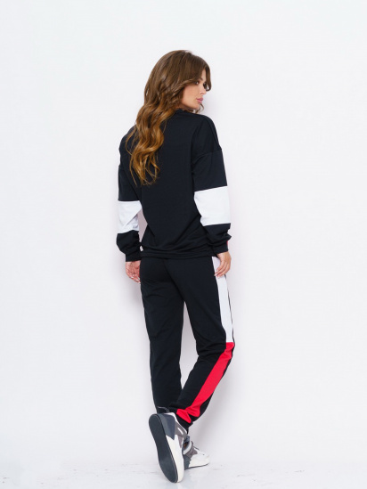 Спортивний костюм ISSA Plus модель 10996_черный — фото 5 - INTERTOP