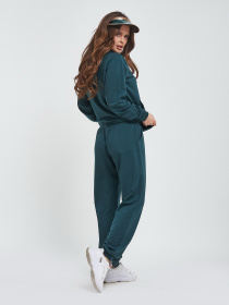 Спортивний костюм ISSA Plus модель 11440_зеленый Фото