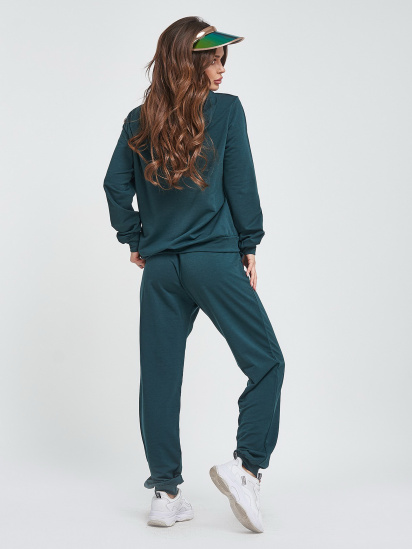 Спортивний костюм ISSA Plus модель 11440_зеленый — фото 5 - INTERTOP