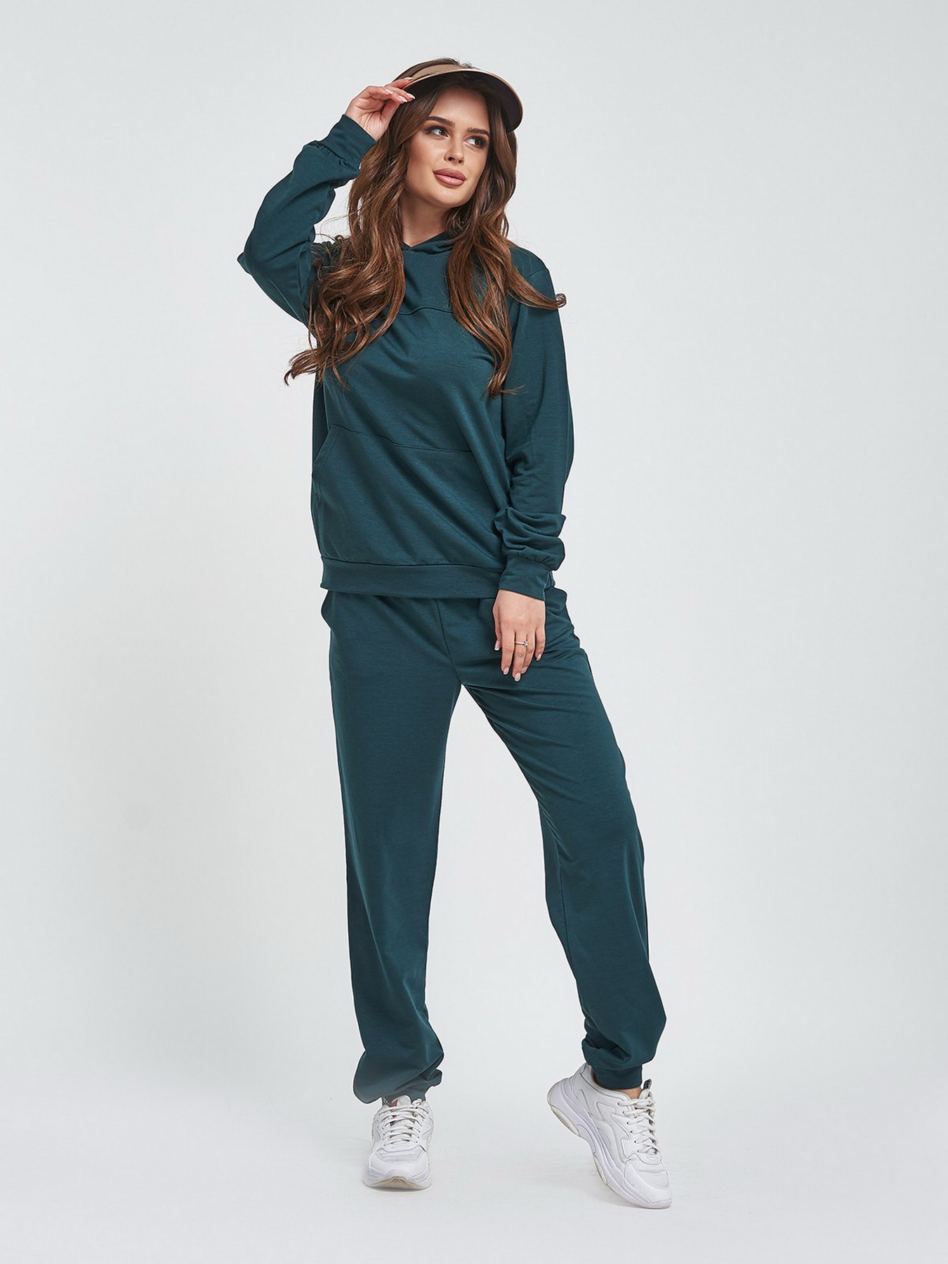 Спортивный костюм ISSA Plus модель 11440_зеленый Фото