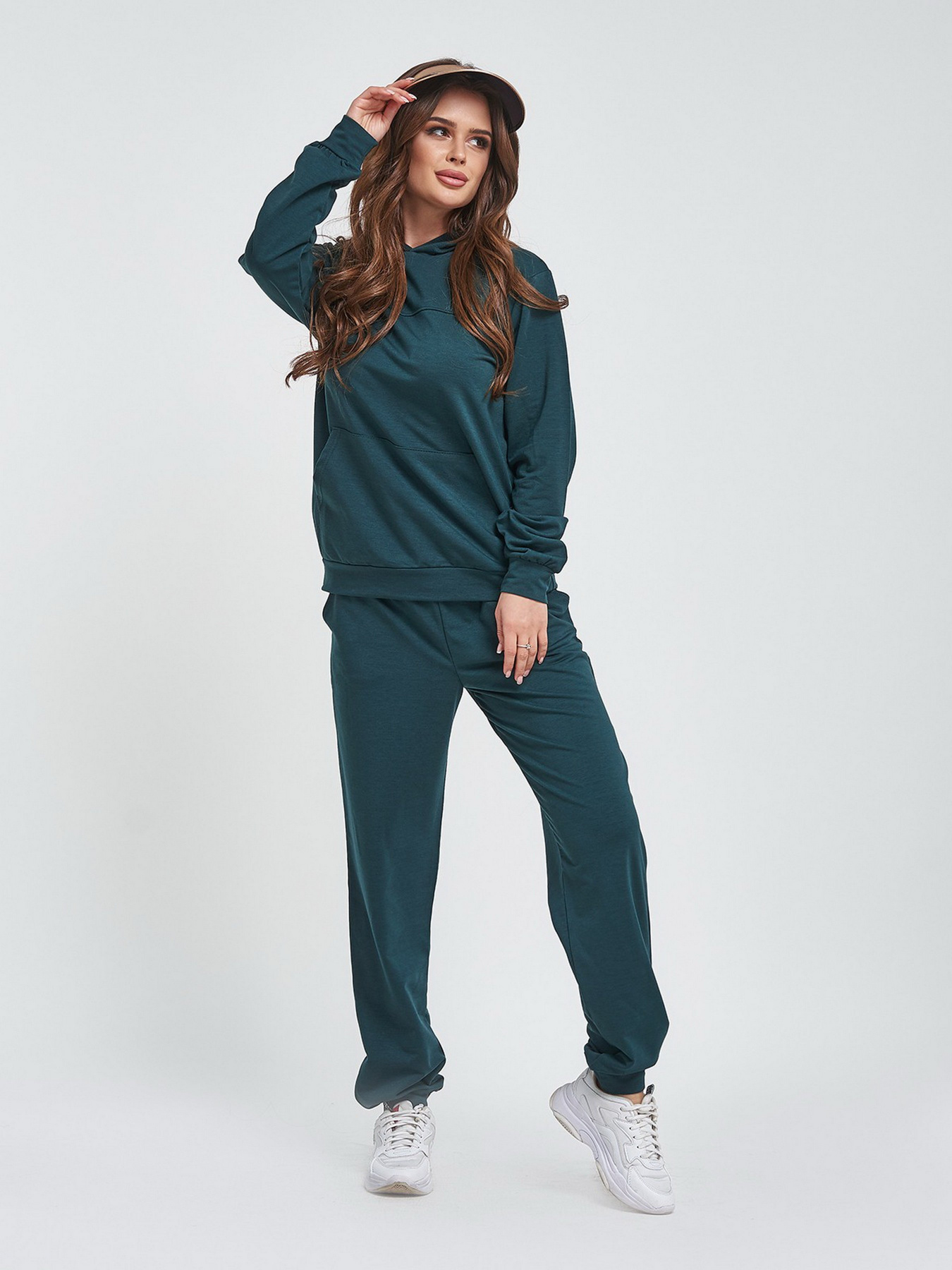 Спортивный костюм ISSA Plus модель 11440_зеленый Фото