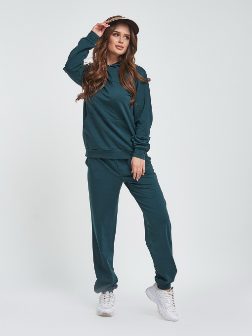 Спортивный костюм ISSA Plus модель 11440_зеленый Фото