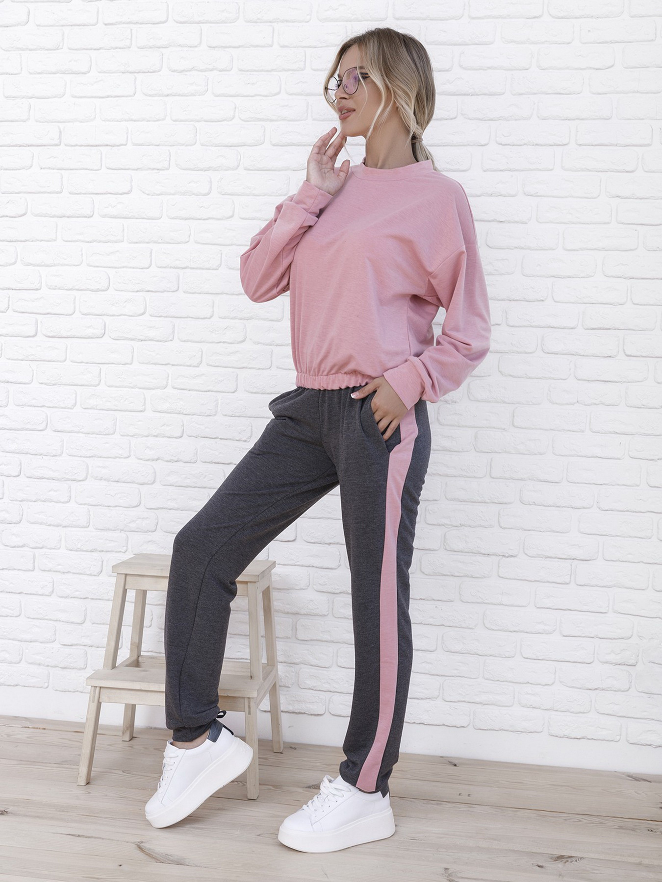 Спортивний костюм ISSA Plus модель 12100_pink Фото